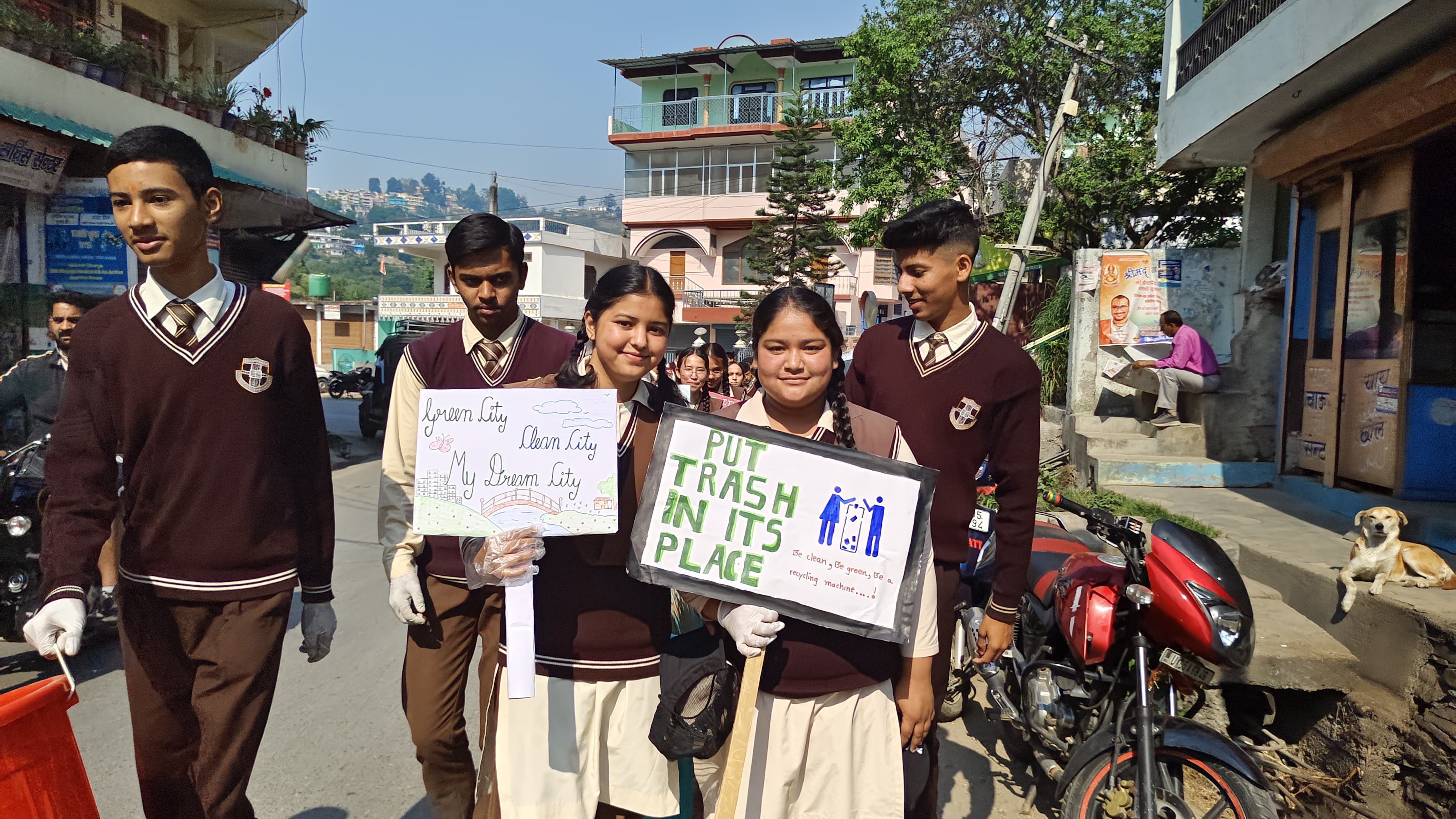 Cleanliness Drive by Eco Club Members